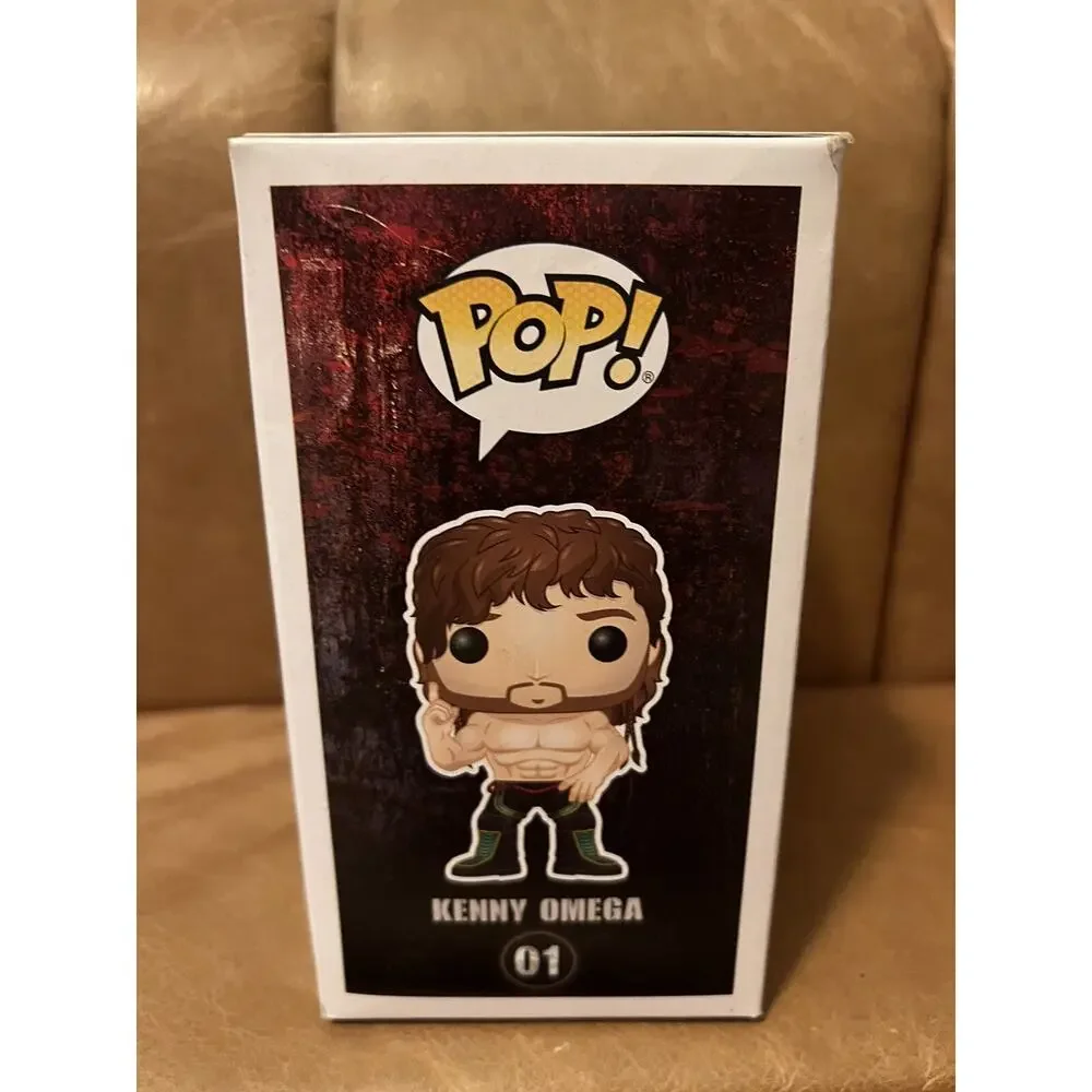 Funko POP! WWE Kenny Omega #01 NEW JAPAN PRO WRESTLING RARE RETIRED BULLET CLUB - Picture 5 of 5